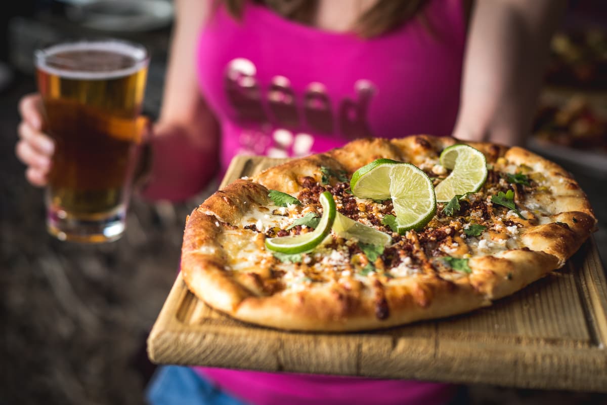 Disco-tec-a pizza at Funky Monk in Tucson (Credit: Jackie Tran)