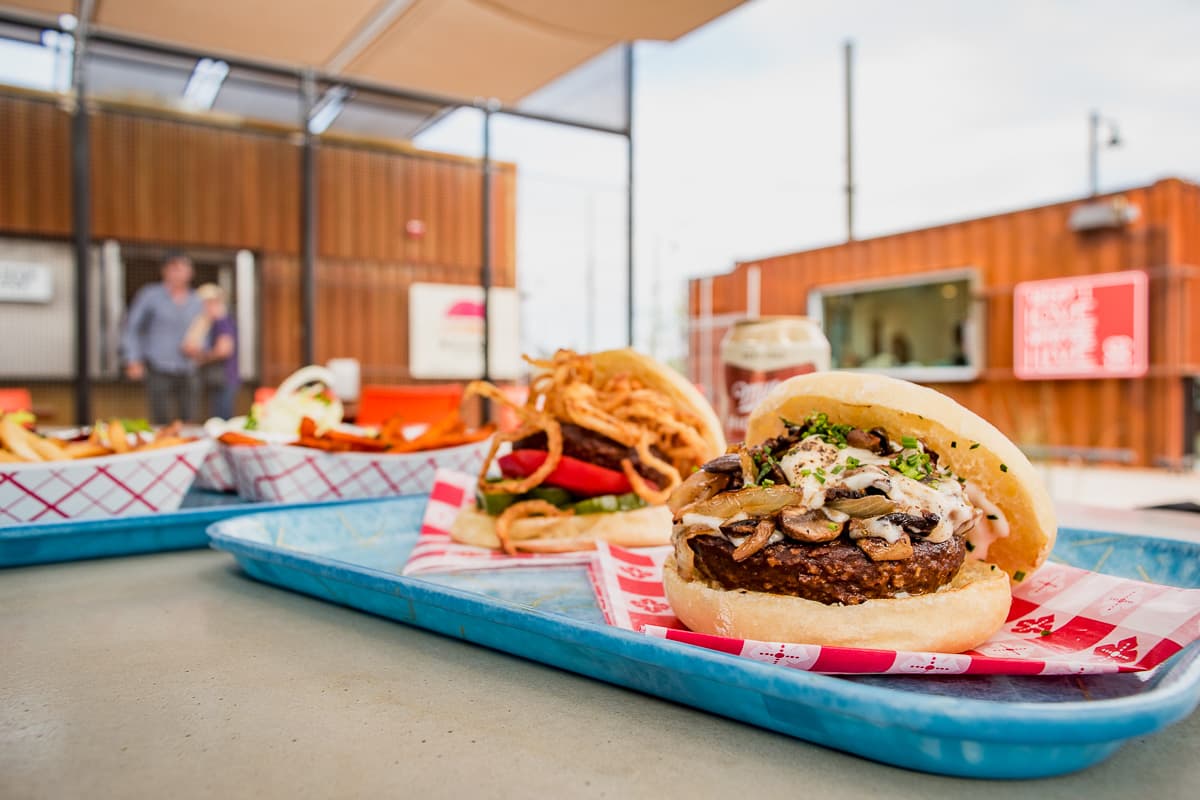 B8 and B4 burgers at Beaut Burger (Credit: Jackie Tran)