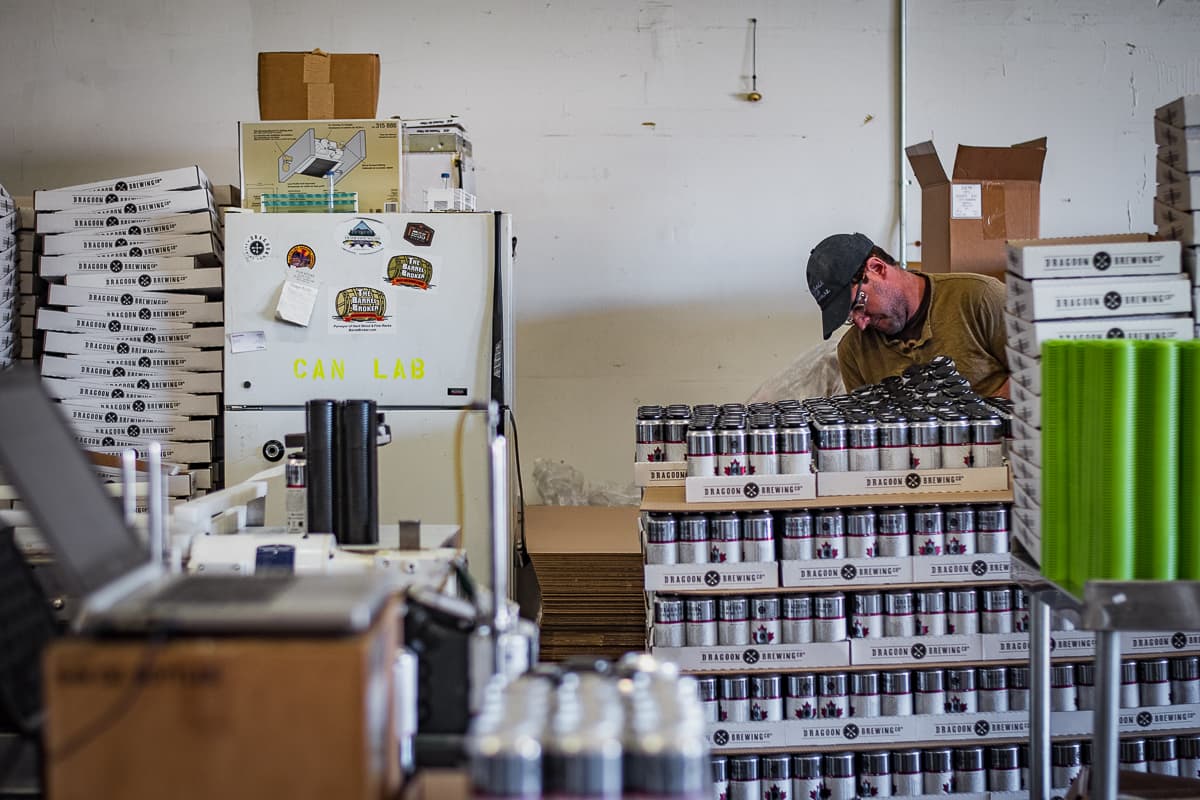 Dragoon Brewing Co. head brewer and co-founder Eric Greene (Credit: Jackie Tran)
