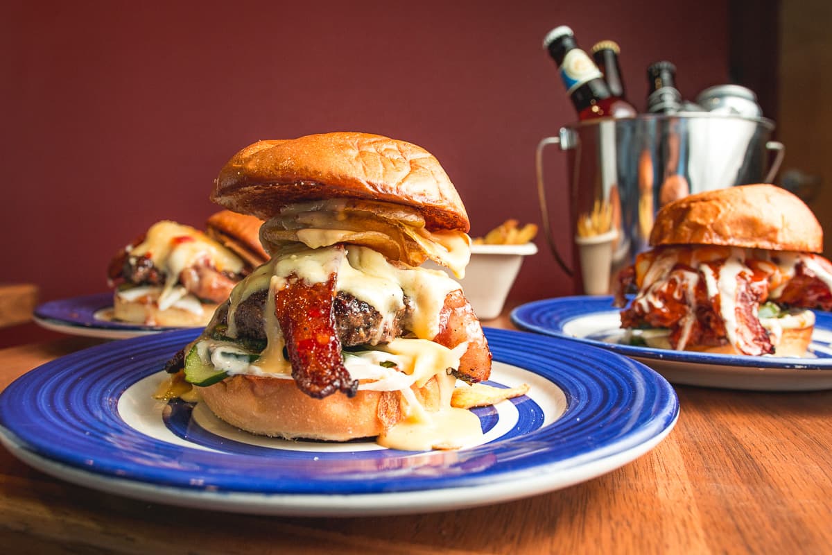 Burger at Divine Bovine (Credit: Jackie Tran)