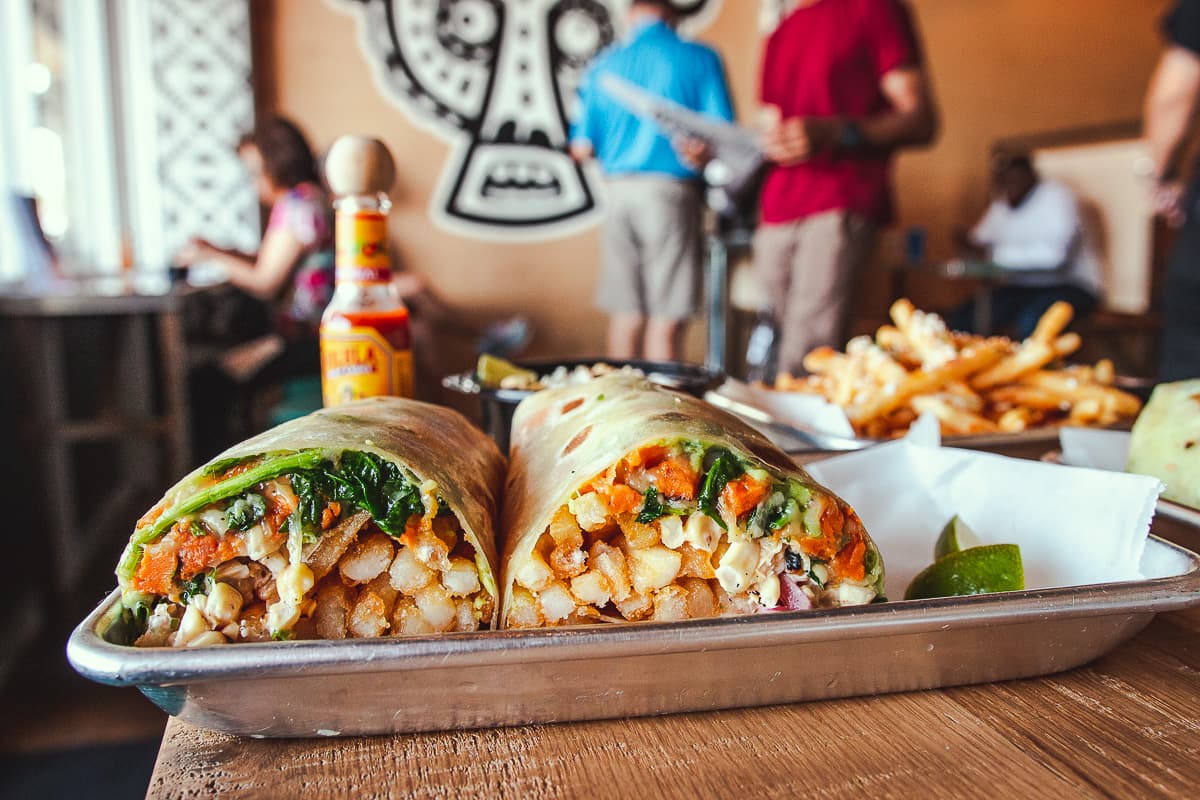 Veggie Burro at Toro Loco