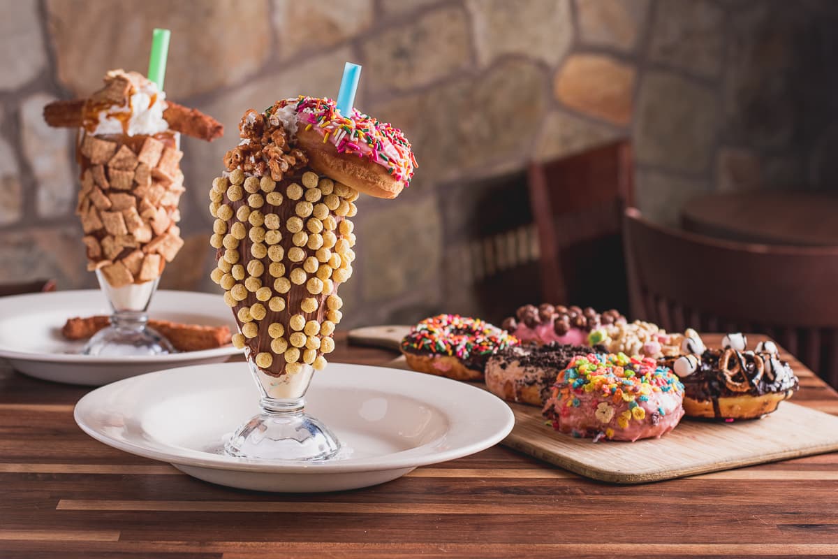Assorted shakes and donuts at Zona 78 in Tucson