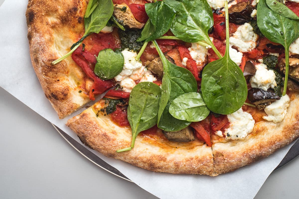 Eggplant Pizza at Proof Artisanal Pizza & Pasta (Credit: Jackie Tran)