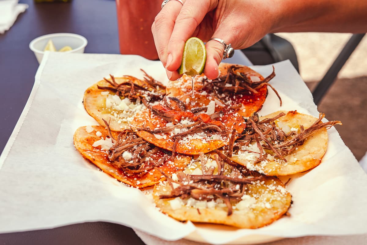 Chalupas at El Antojo Poblano (Credit: Jackie Tran)