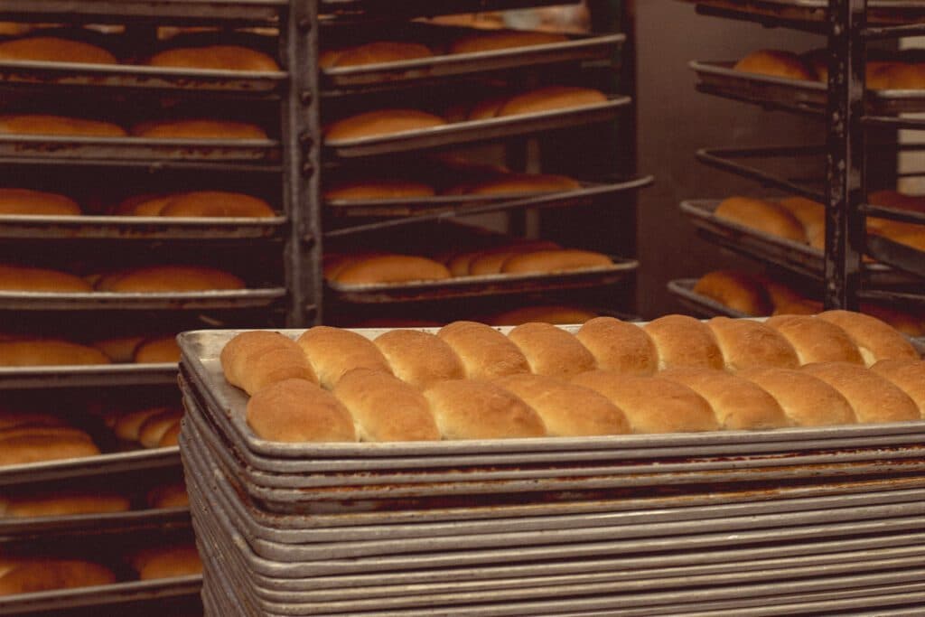 Buns at El Triunfo Bakery and Tortilleria (Photo by Jackie Tran)