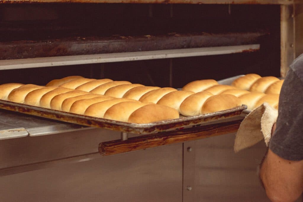 Buns at El Triunfo Bakery and Tortilleria (Photo by Jackie Tran)