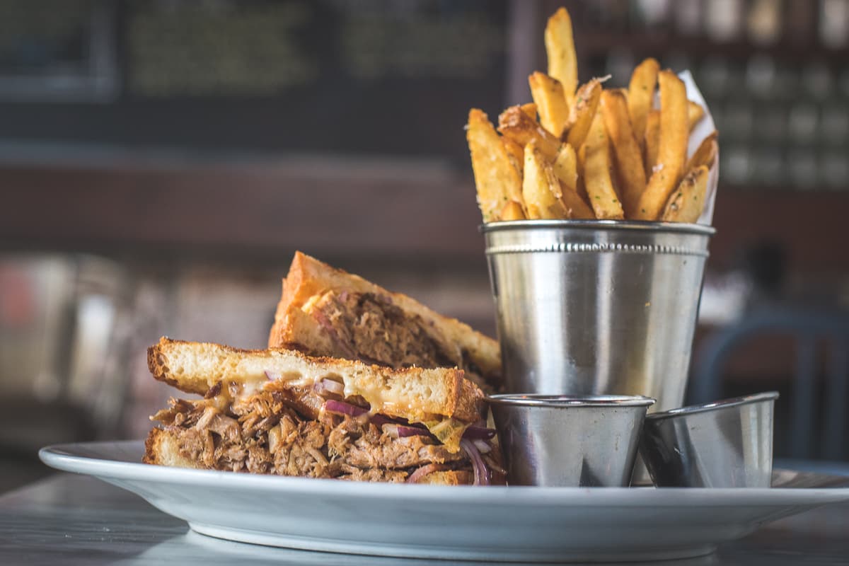 Kimchi Cubano at Elvira's Restaurant Tequila Cocina Vino (Credit: Jackie Tran)