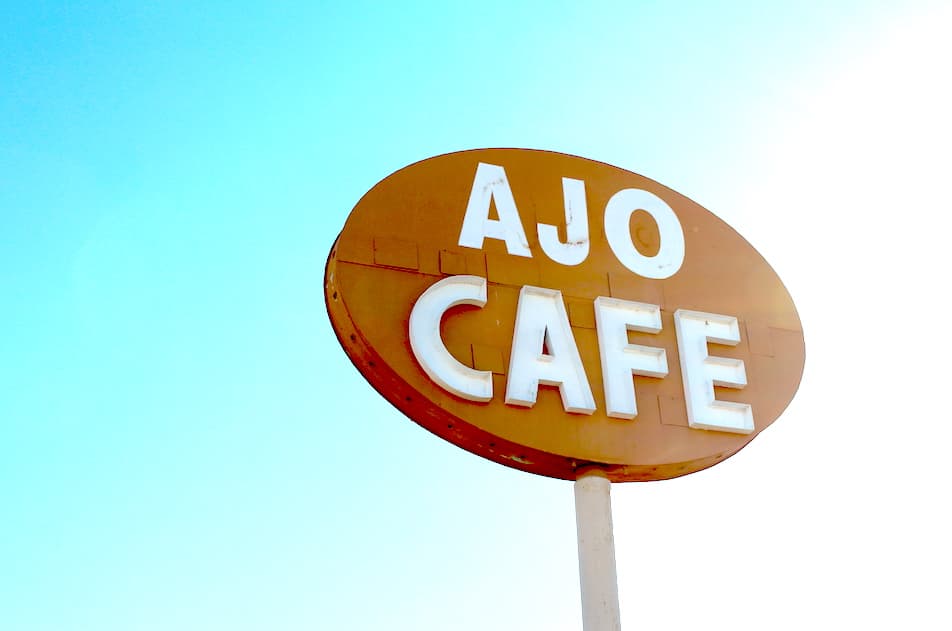 Ajo Cafe Facade (Credit: Theresa Delaney)
