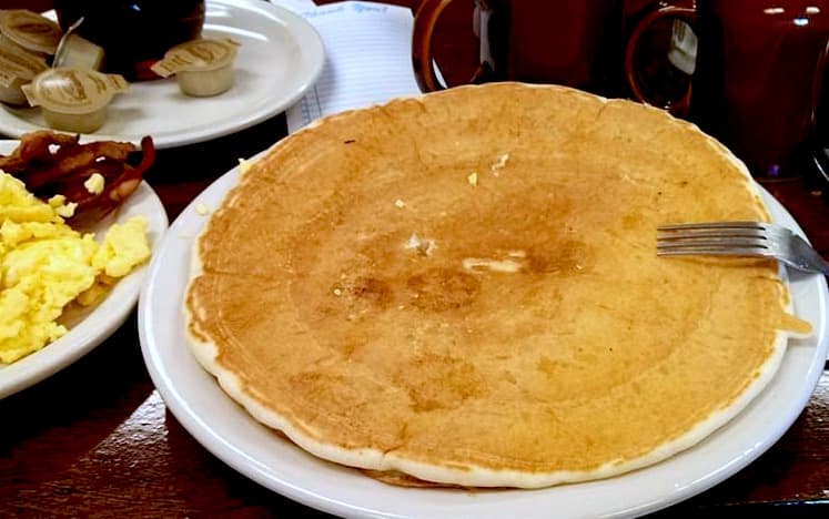 Pancakes at Laverna's (Credit: David)
