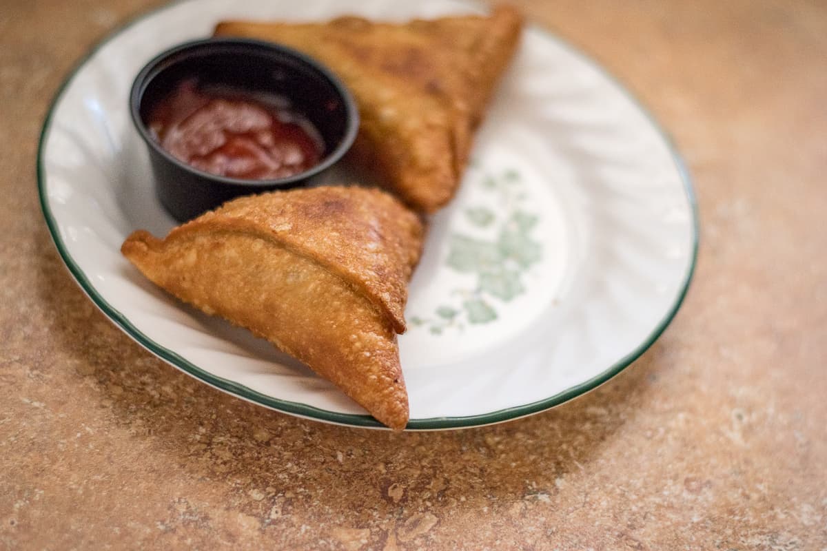 Samosas from The Curry Pot Sri Lankan Fusion (Credit: Jackie Tran)