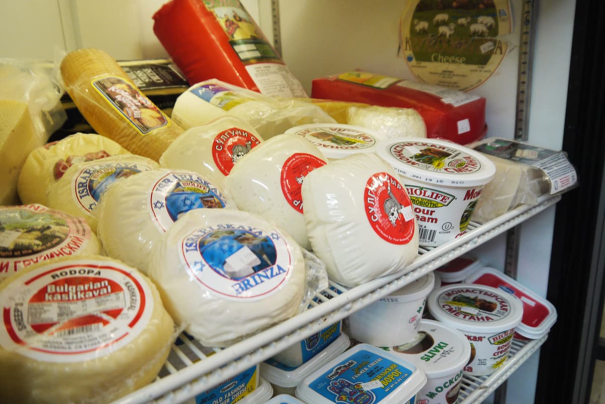 Cheese at European Market & Deli