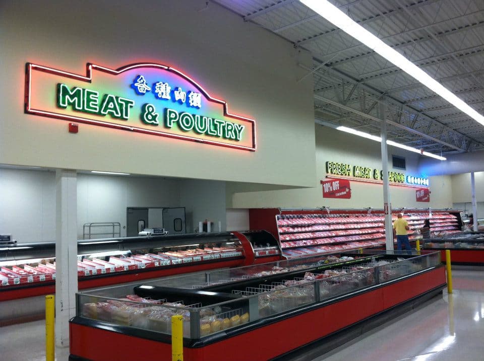 Meat and Poultry section at Lee Lee's
