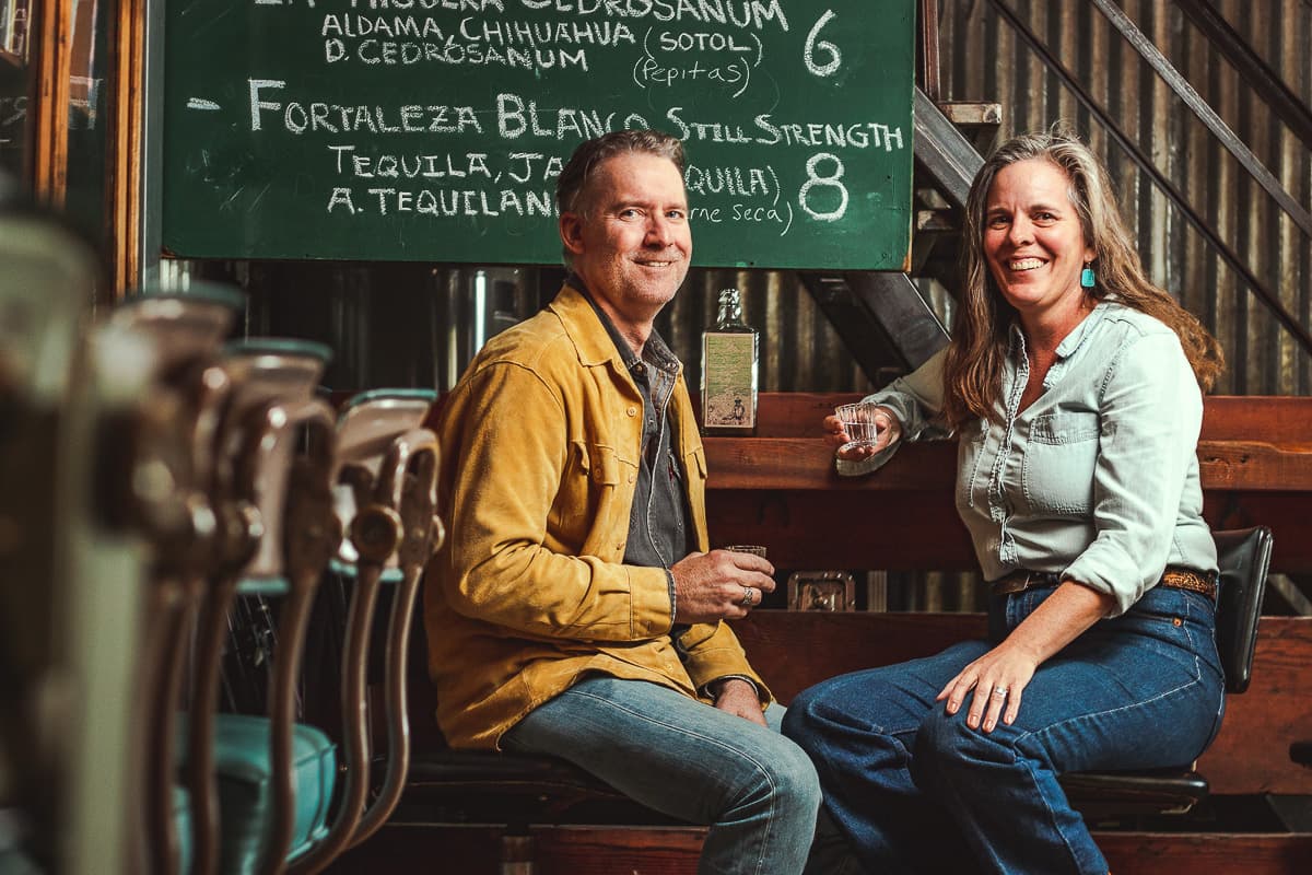 Doug Smith and Amy Smith at El Crisol Bar