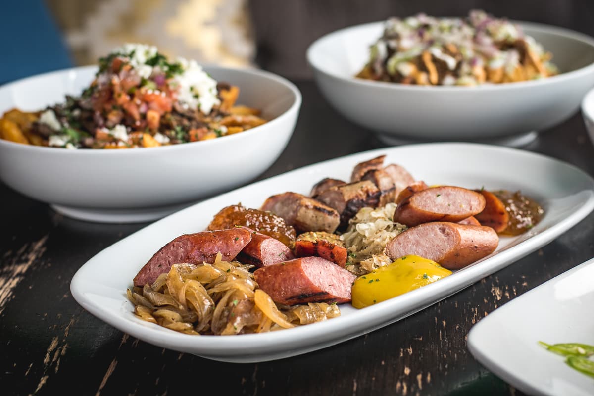 Sausage Platter at Playground (at Martin Drug Co.) (Photo by Jackie Tran)
