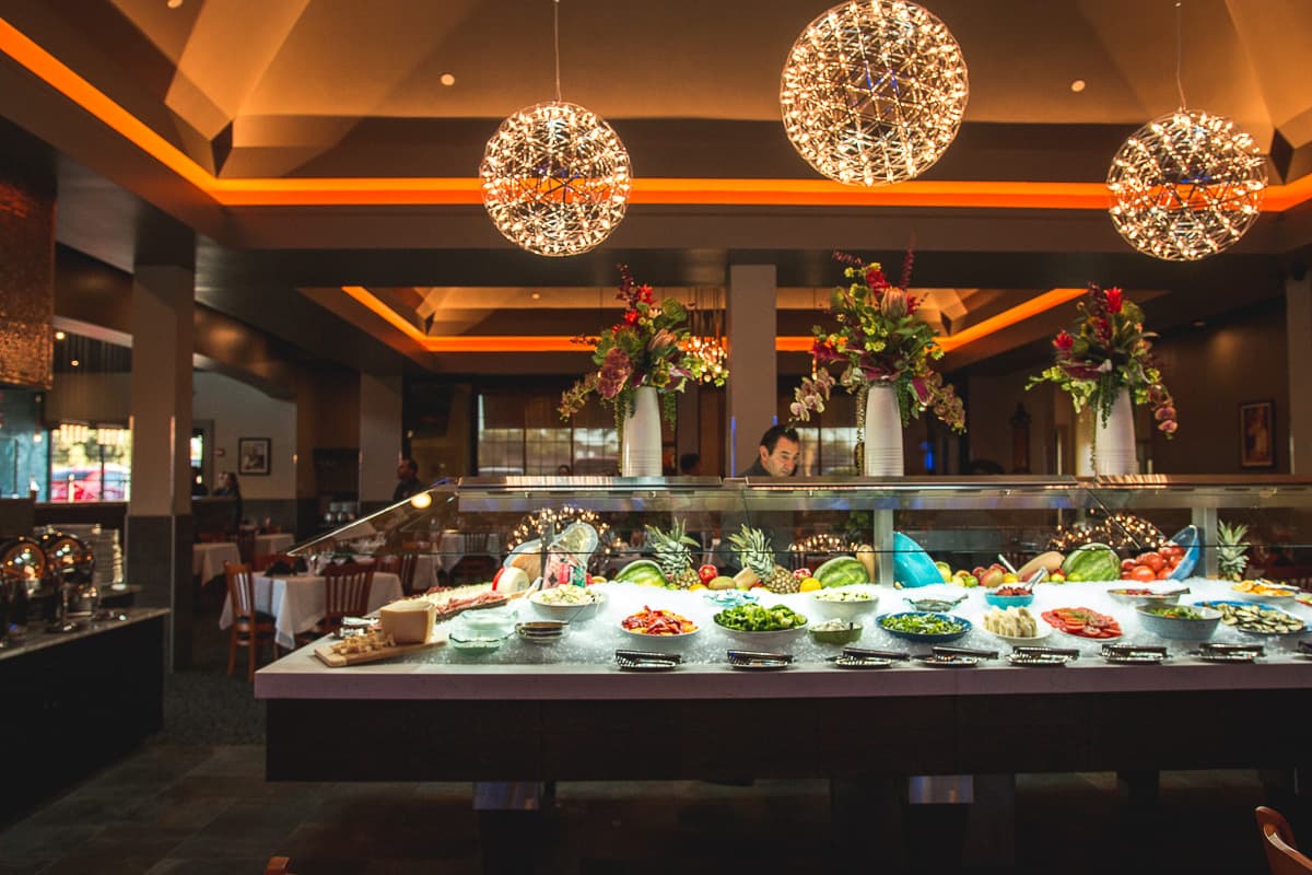 Market bar at Churrasco de Brasil