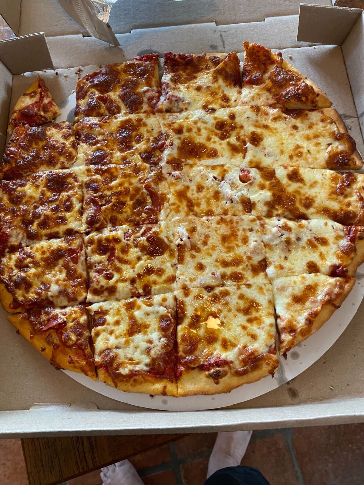 Thin Crust Cheese Pizza from Rocco's Little Chicago