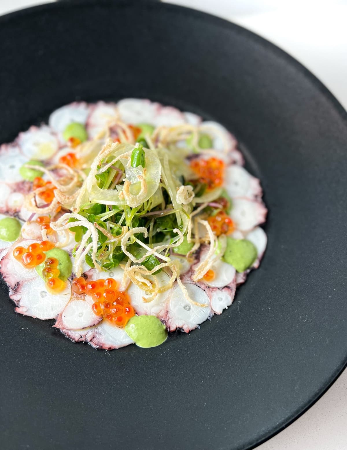 Octopus Carpaccio from PY Steakhouse