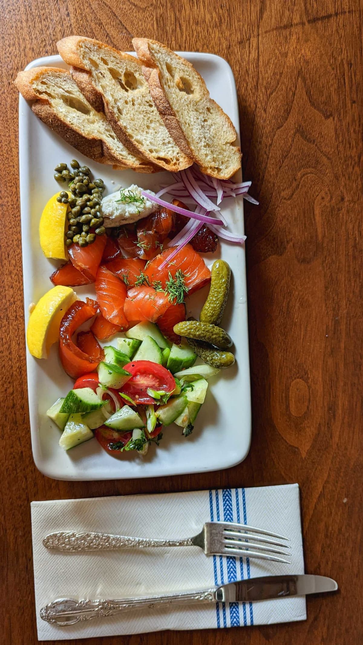 Steelhead Gravlax Plate from Meyer Avenue Cafe & Mercantile
