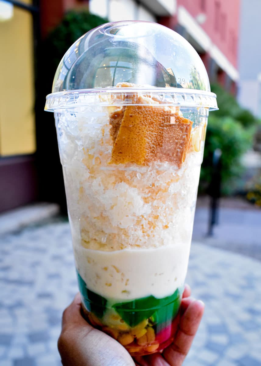 Halo Halo dessert at Fiesta Filipina