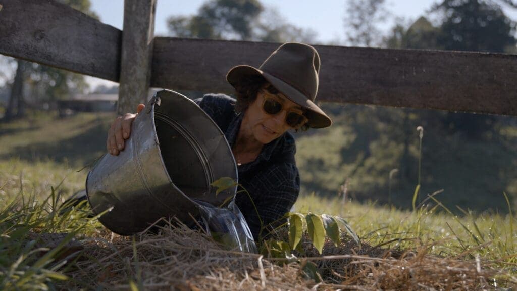 Rachel Ward + farm, water, Rachel's Farm