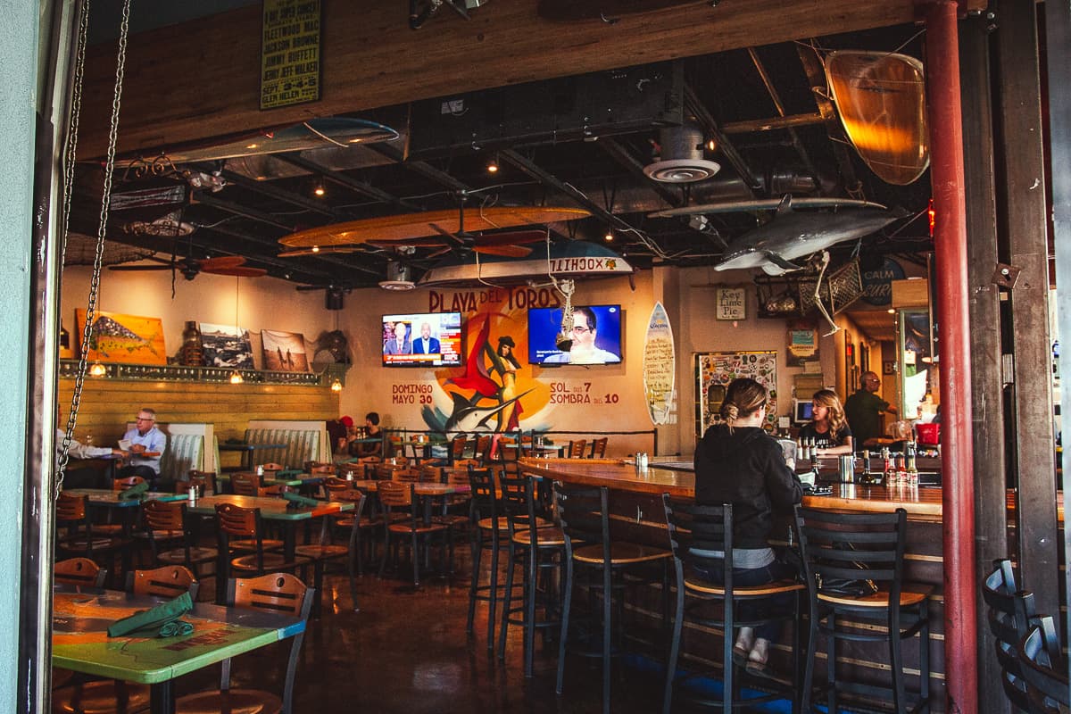 Interior at Fini's Landing