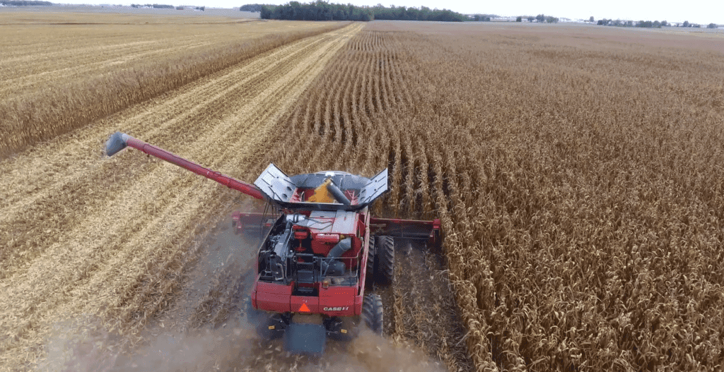 a machine on the field