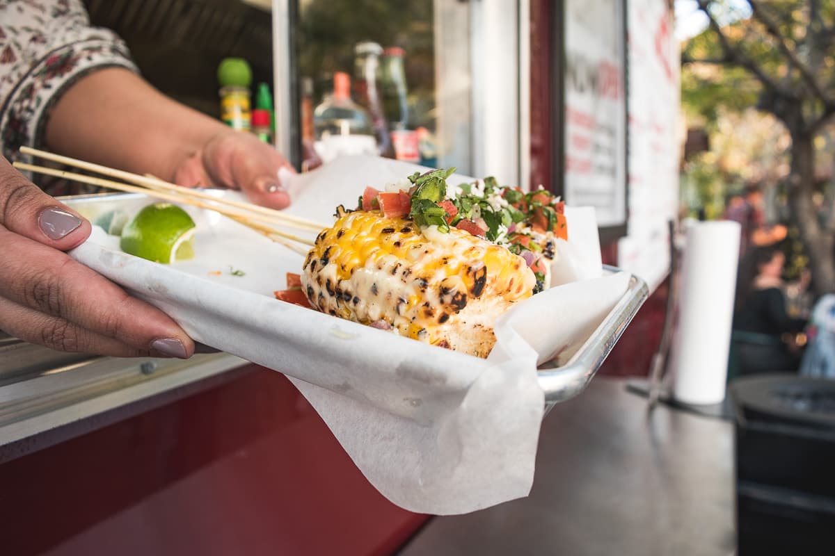 Street Corn at Plaza Eats (Credit: Jackie Tran)
