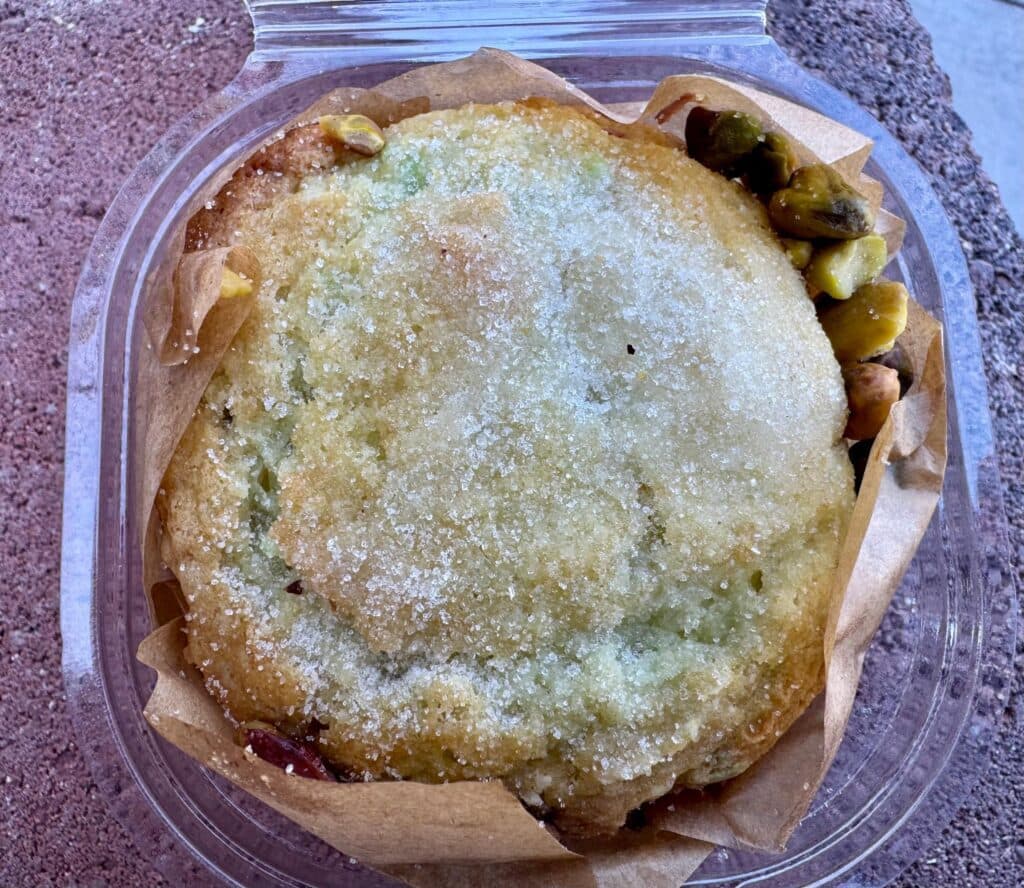 Pistachio muffin at Chappopin Cafe from Sandy's Tiny Treats (Photo by Elian Macias Parada)