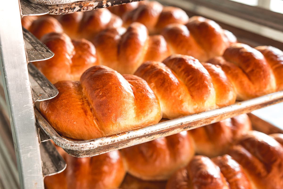 Telera bread at Mendez Bakery