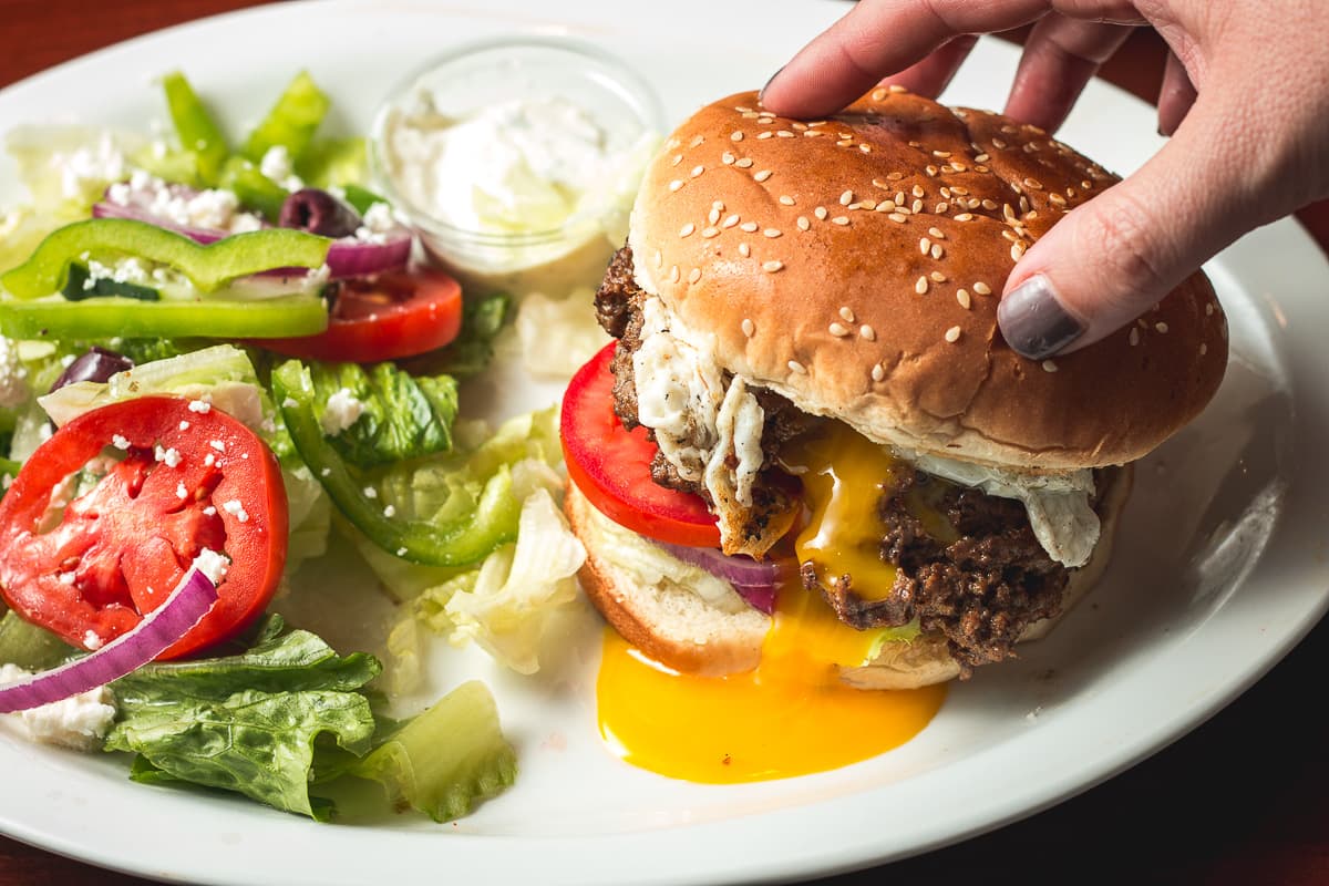 Fried Egg Burger at Istanbul
