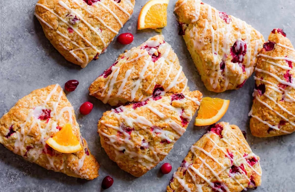 Keto Cranberry Orange Scones (Photo courtesy of Danny's Home Made Keto Sweets & Treats)