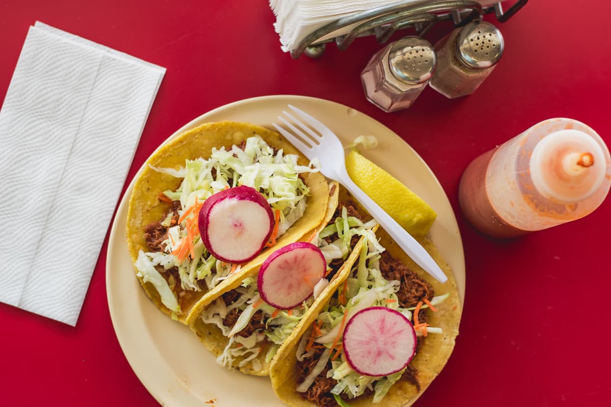 Birria tacos at Birrieria Guadalajara (Credit: Jackie Tran)