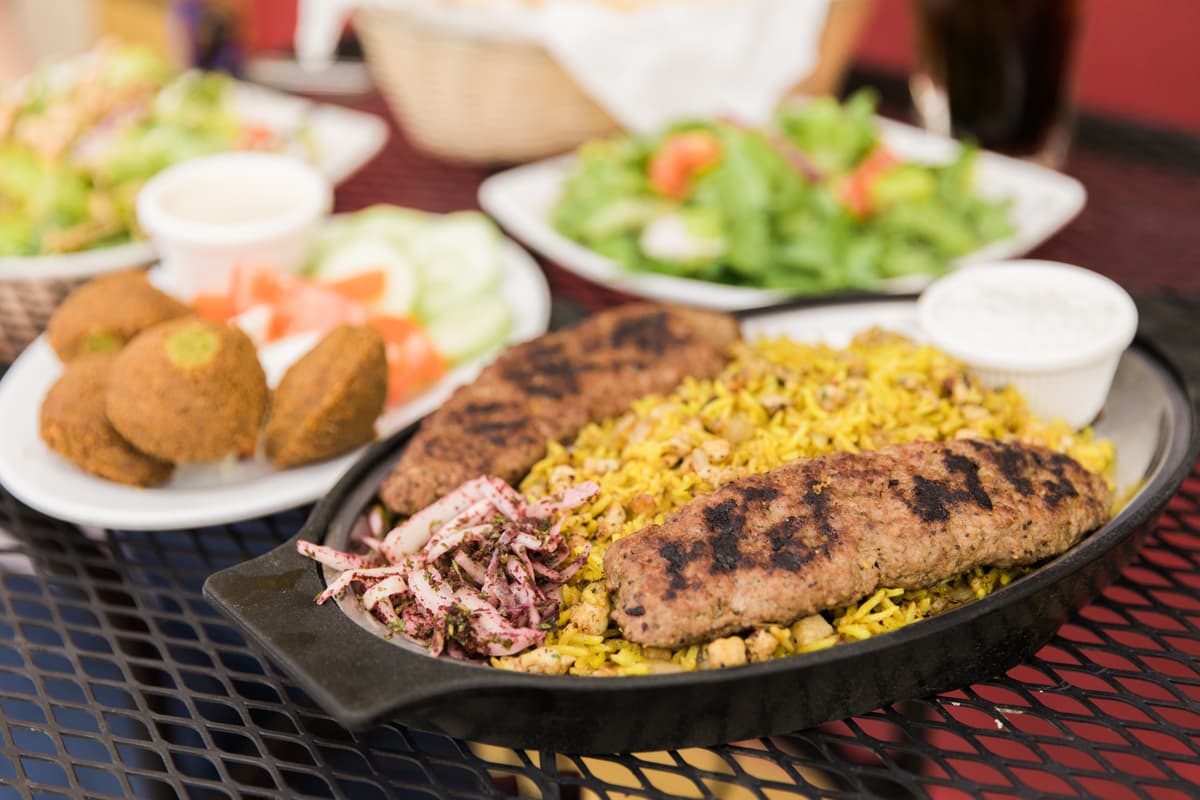 Kafta kebab and chicken oozie (Credit: Taylor Noel Photography)