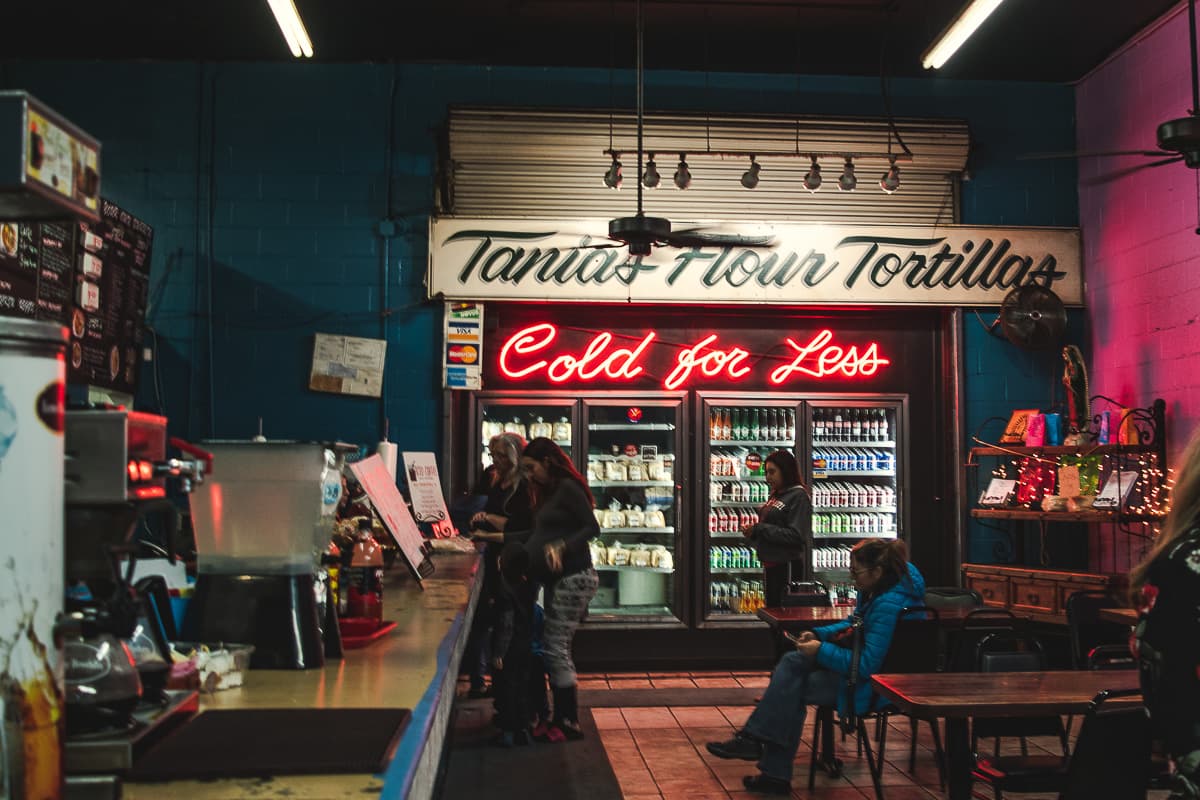 Interior at Tanias 33 Mexican Food (Credit: Jackie Tran)