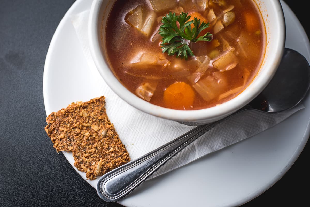 Chickpea Soup at the Tasteful Kitchen (Credit: Jackie Tran)