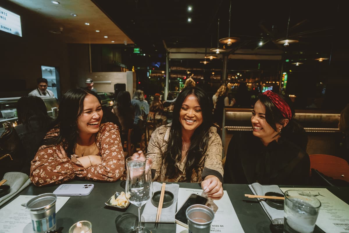 Dinner at Obon (Photo by Isaac Stockton)