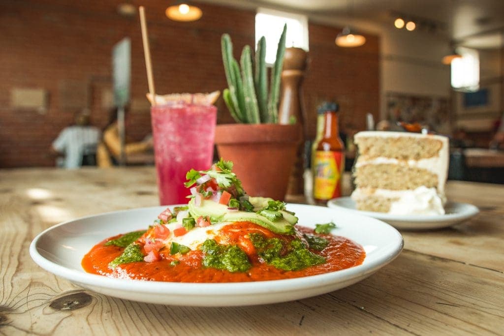 Huevos Rancheros at 5 Points Market & Restaurant (Photo by Jackie Tran)
