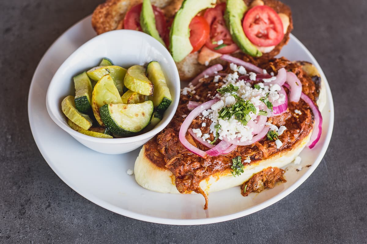 Torta de Cochinita Pibil at Seis Kitchen at Joesler Village (Credit: Jackie Tran)