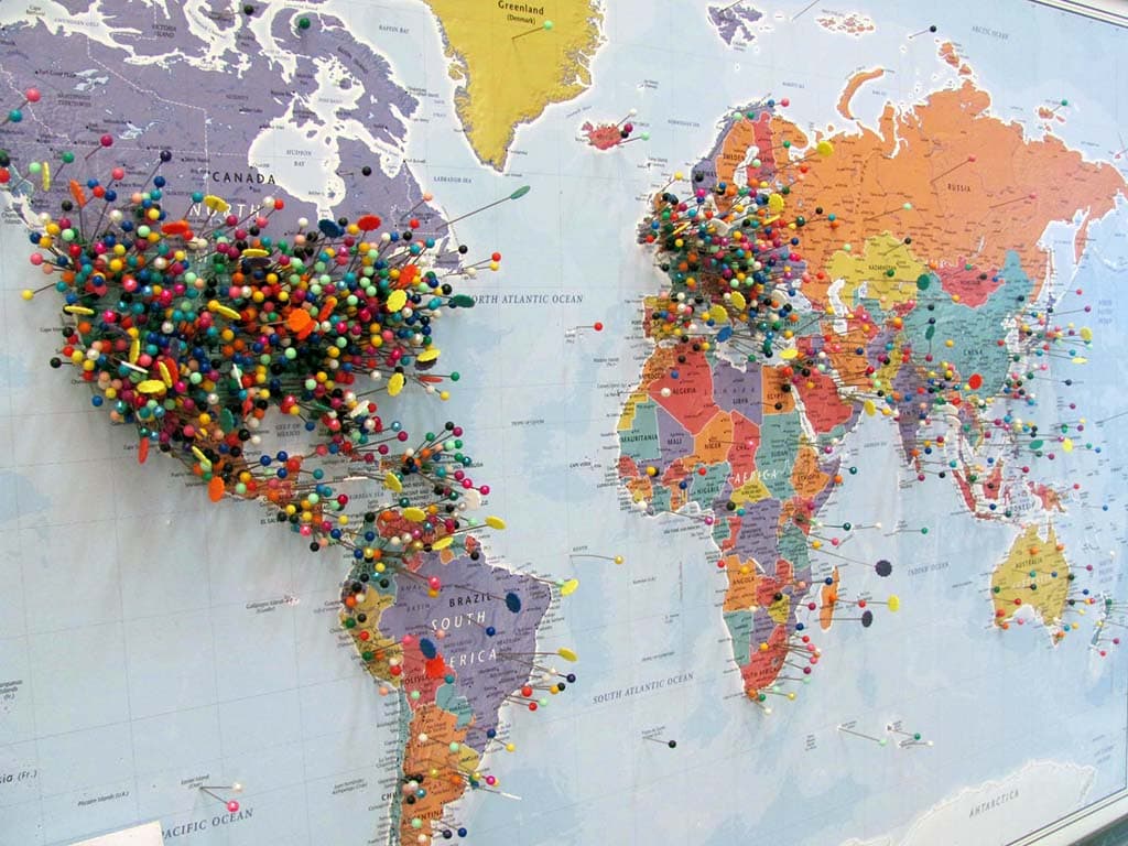 Visitor's Map at Callaghan (Credit: Mary Grace Rodarte)