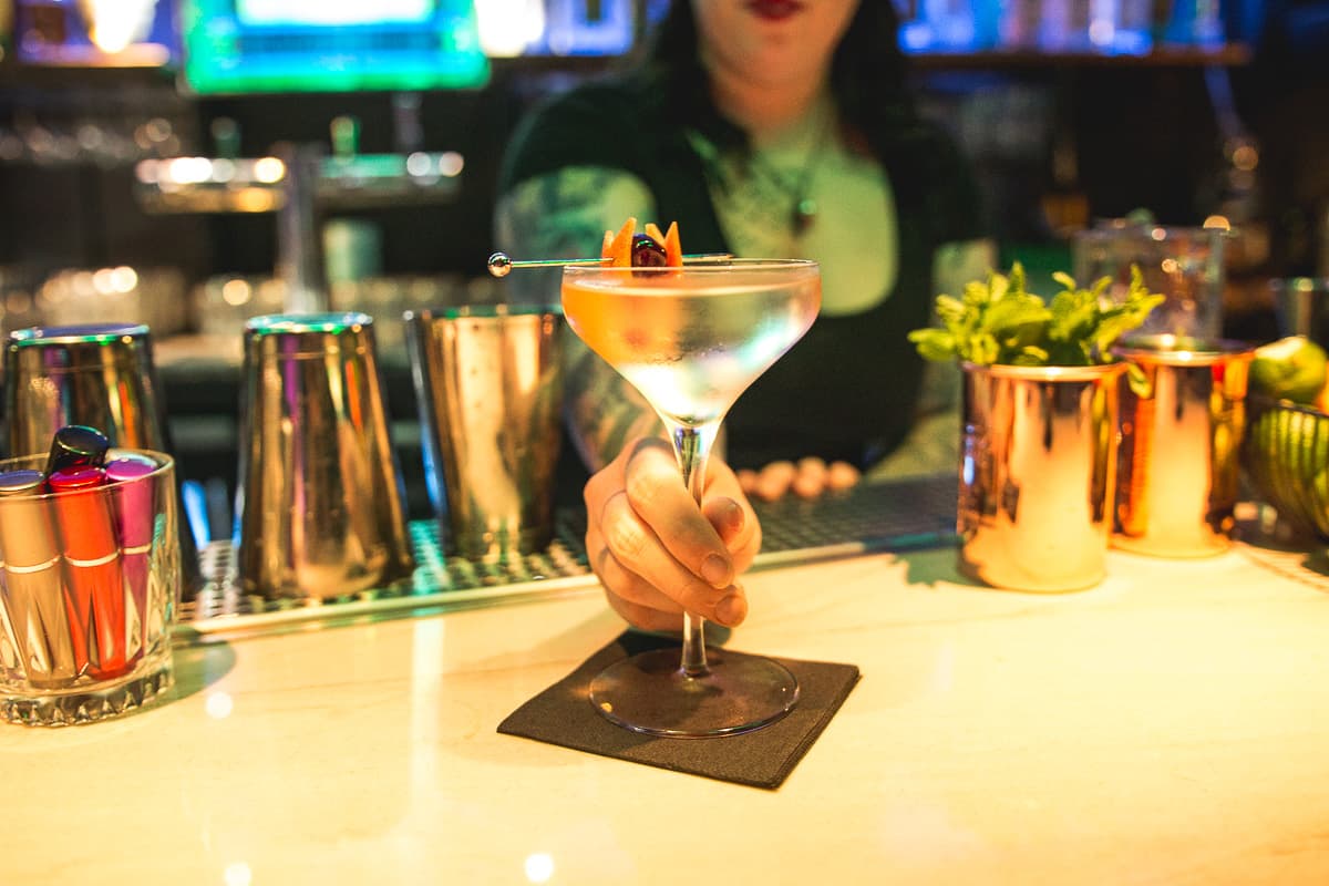 Kiss the Ring cocktail at Portal Cocktails (Credit: Jackie Tran)