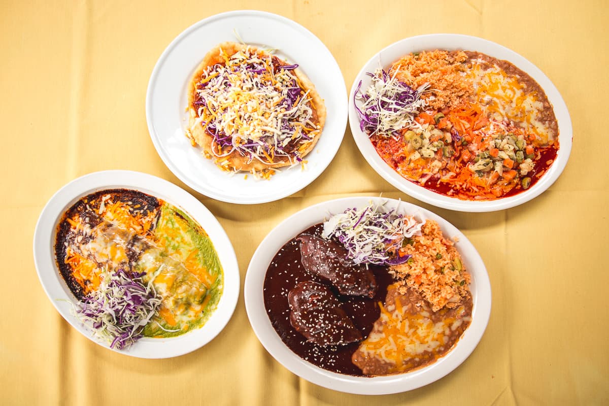 Assorted food at La Indita (Credit: Jackie Tran)