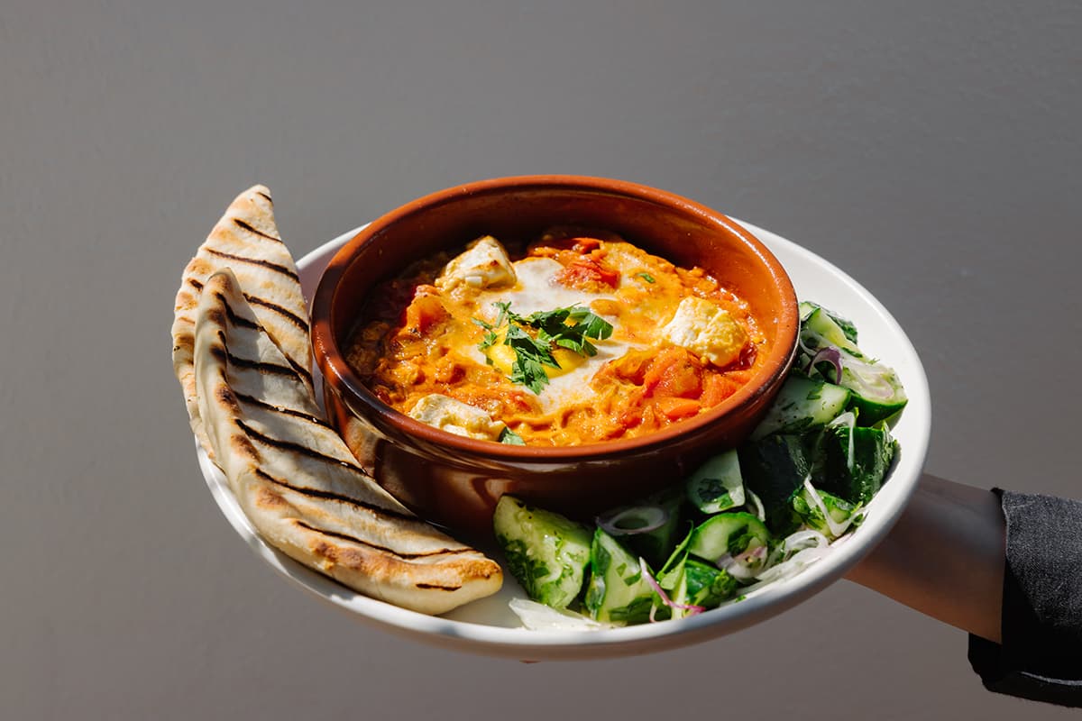 Shakshuka at Meyer Avenue Cafe & Mercantile