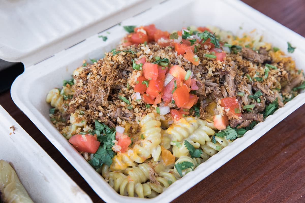 Mac & Cheese from Geronimo's Revenge (Credit: Taylor Noel Photography)