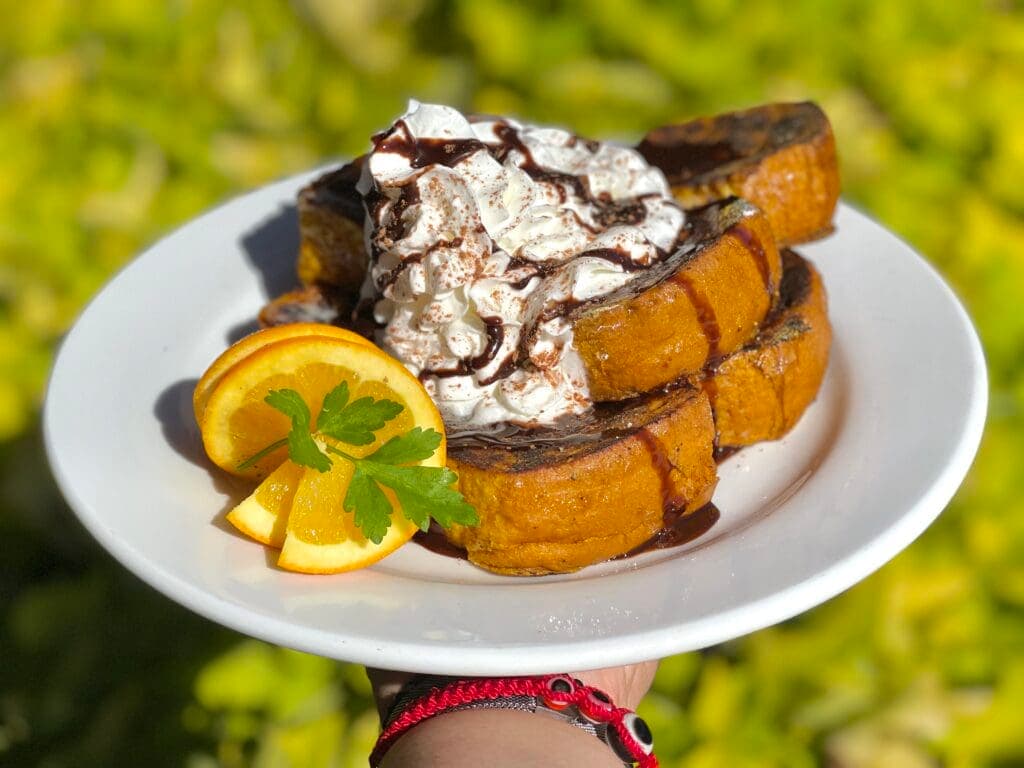 a piece of cake on a plate