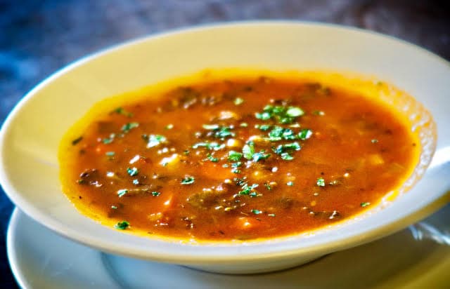 a bowl of soup