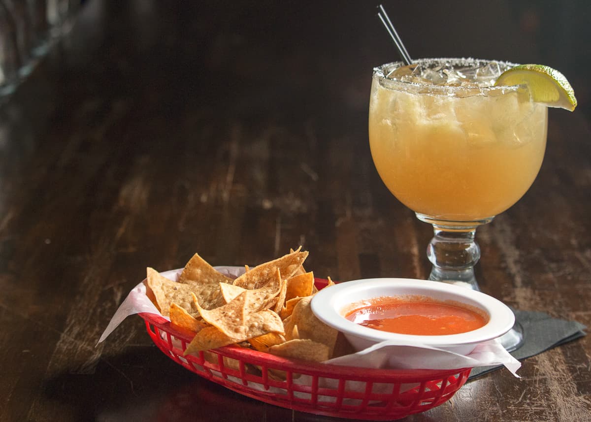 Chips, salsa, and a margarita at Goyita's (Credit: Jaime Lawhorn)