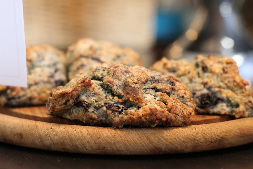 Cafe Passe Balsamic Blueberry Goat Cheese Scone