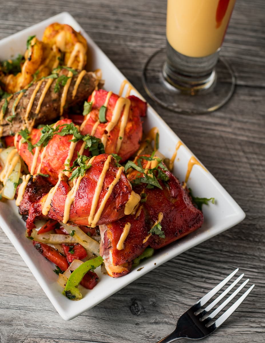 Tandoori Mix and Mango Lassi at Tamarind (Credit: Jackie Tran)