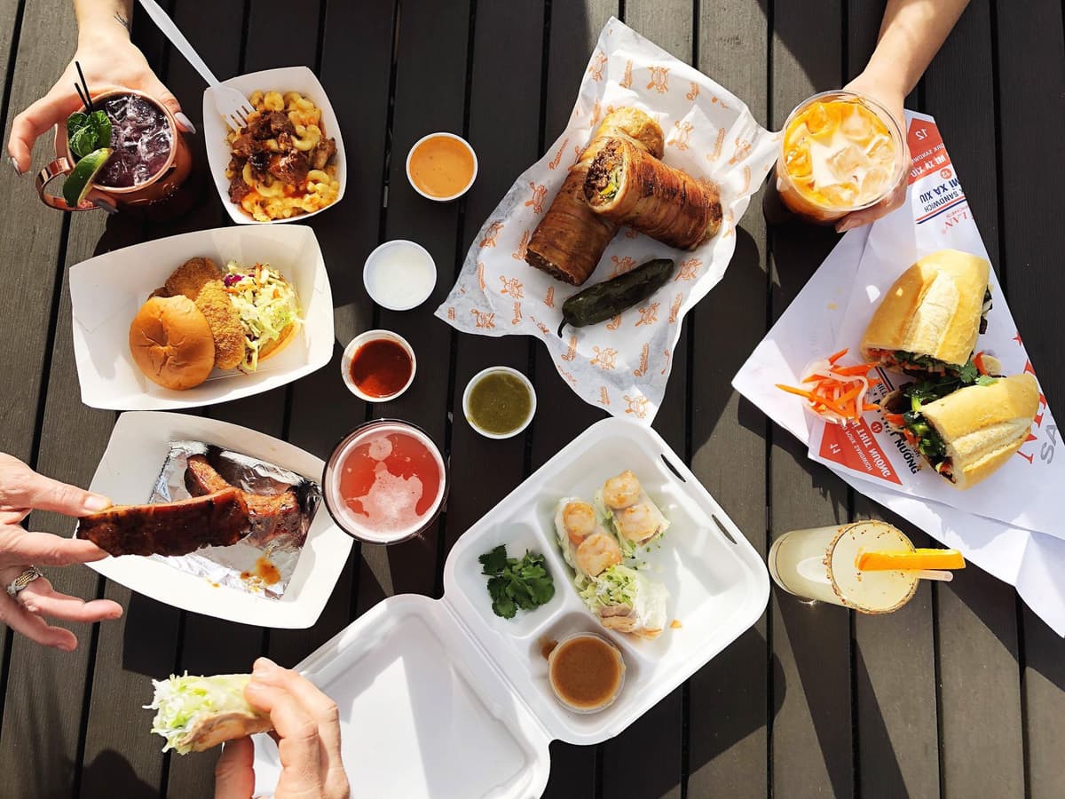 The Boxyard Food Options (Credit: Melissa Stihl)