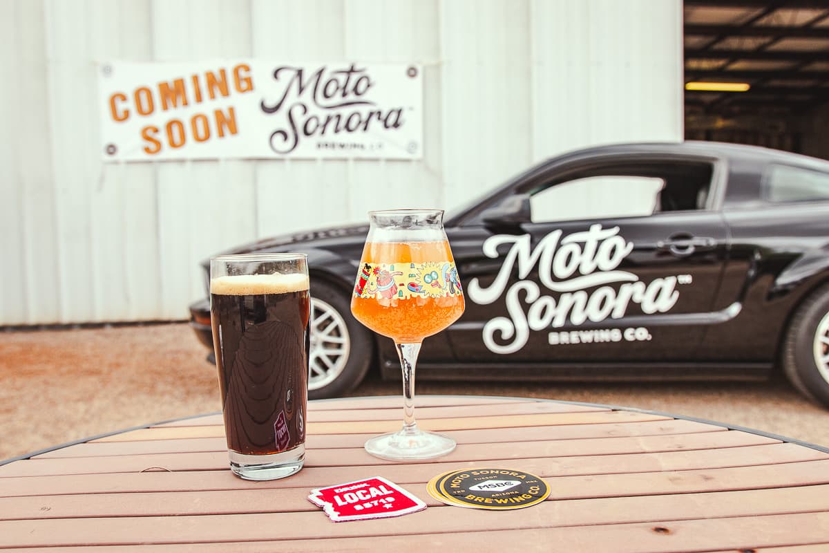 Beer at MotoSonora Brewing Co. (Credit: Jackie Tran)